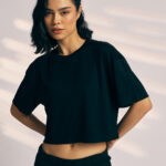 T-SHIRT WOMEN SG H3WT8257 BLACK