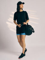 T-SHIRT WOMEN SG H3WT8257 BLACK - Image 2