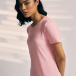 T-SHIRT WOMEN SG H3WT8265 LIGHT PINK