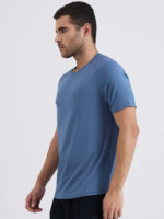 SG H1MT83786 Men Carmel Blue T-Shirt - Image 2